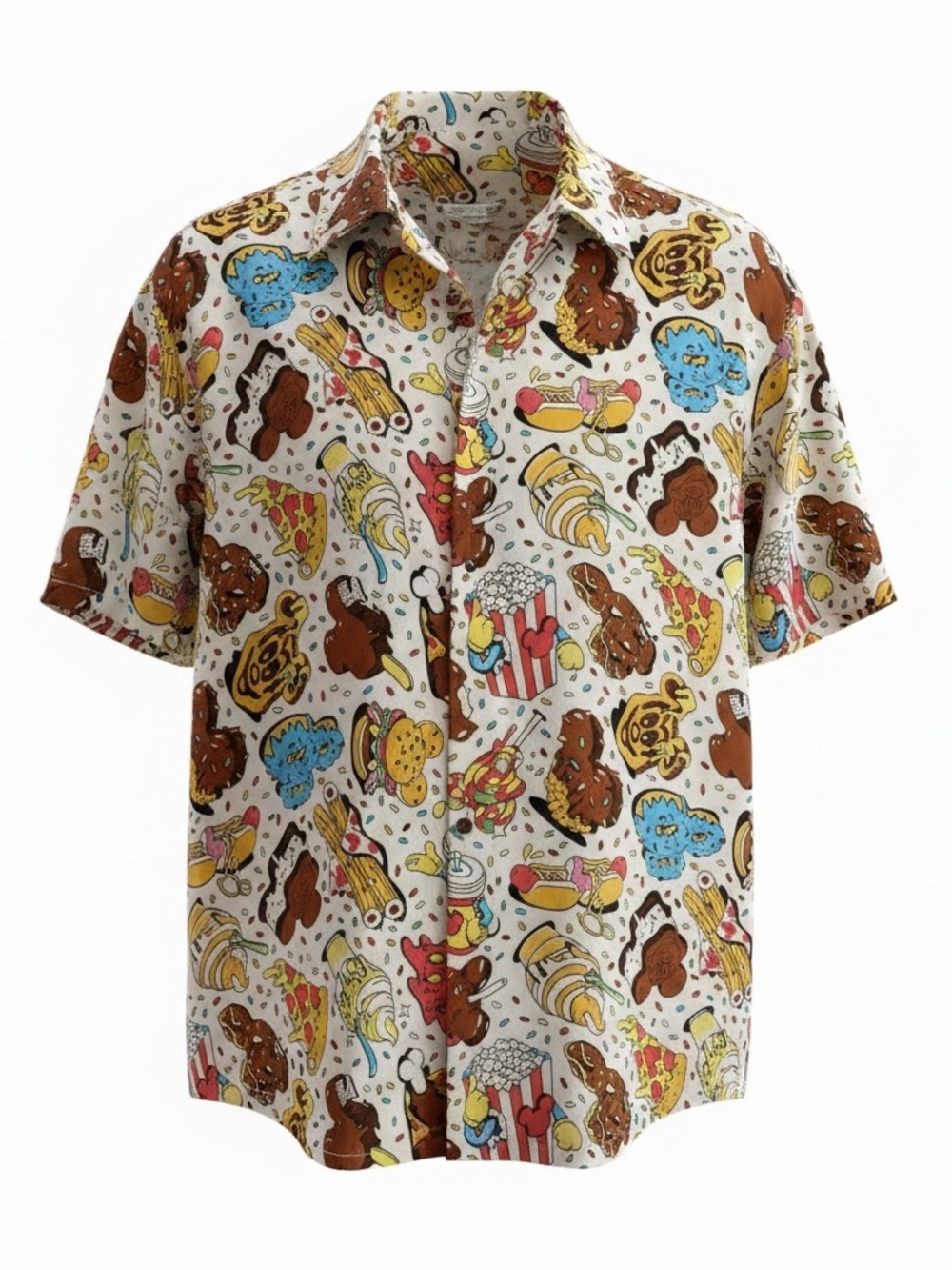 Disney Park Eats Men's Short-Sleeve XXL Shirt with Disney Snacks